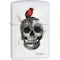Zippo 2024 Zippo Steven Spazuk Scull W/Red Bird White Matte 29644 ZIP-214CI406417 - alternate 1